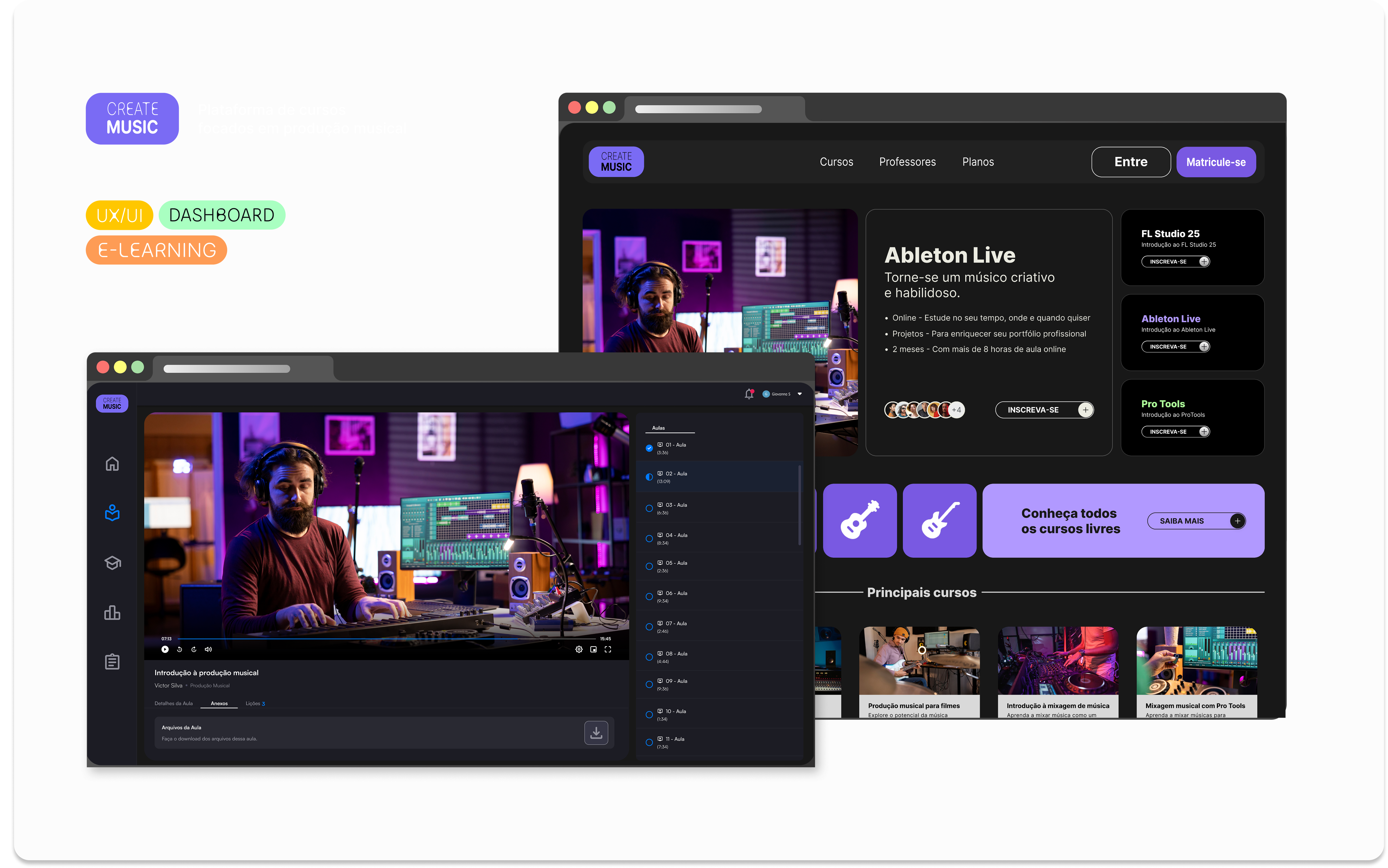 Music Platform UI